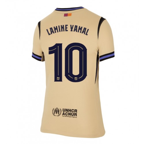Lacne Ženy Futbalové dres Barcelona Lamine Yamal #10 2025-26 Krátky Rukáv - Preč
